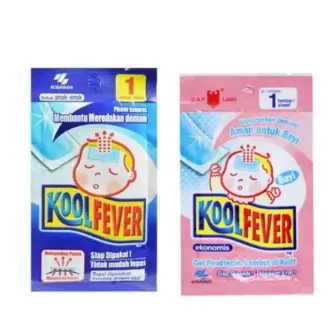 Kompres Kool Fever Caplang Obat Bayi - Plester Kompres Penurun Panas Bayi & Anak-Anak