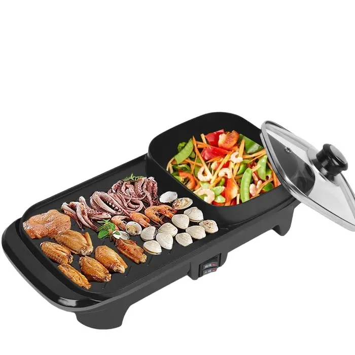 SALE!!panggangan jepang 2 in 1 elektrik 2in1 Pemanggang Listrik GRILL PAN BBQ Multifungsi