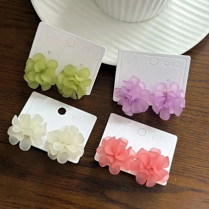 Mamoma.Things - Anting Tusuk Bunga Kelopak Tumpuk Korean Look [Alena] 0