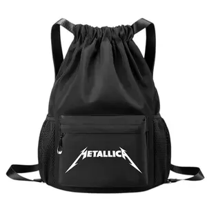 Tas Serut Band Tas Sekolah Logo Band Metallica Mudah Dibawa Dan Disimpan Ideal Untuk Kebutuhan Sehari-hari Siswa Dan Penggemar Band