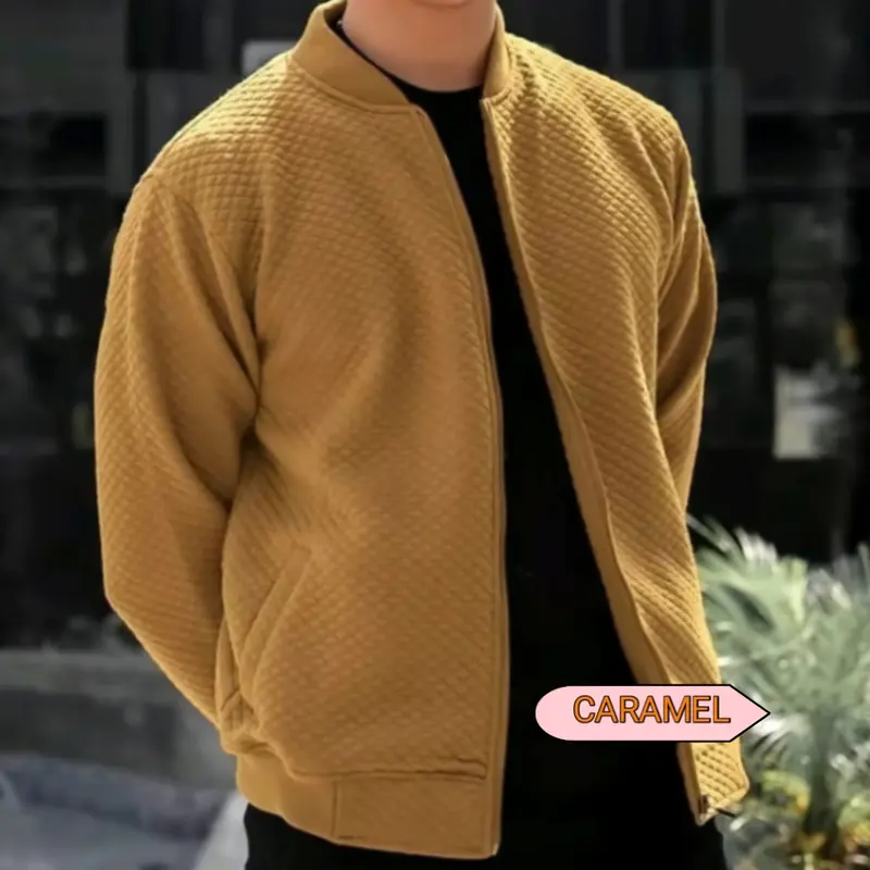 Jaket Kasual Comfy Diamond Knitt Pria Wanita Unisex Premium Size M, L, XL, XXL dan XXXL 0