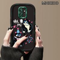 Gambar MHKEID Casing Hp untuk OPPO A5 2020 A9 2020 Case Pola Anjing hitam Kasing kepulan krim Silikon Softcase Casing - Gaya1, OPPO A5 2020 dari MHKEID MALL Kab. Tangerang 2 Tokopedia