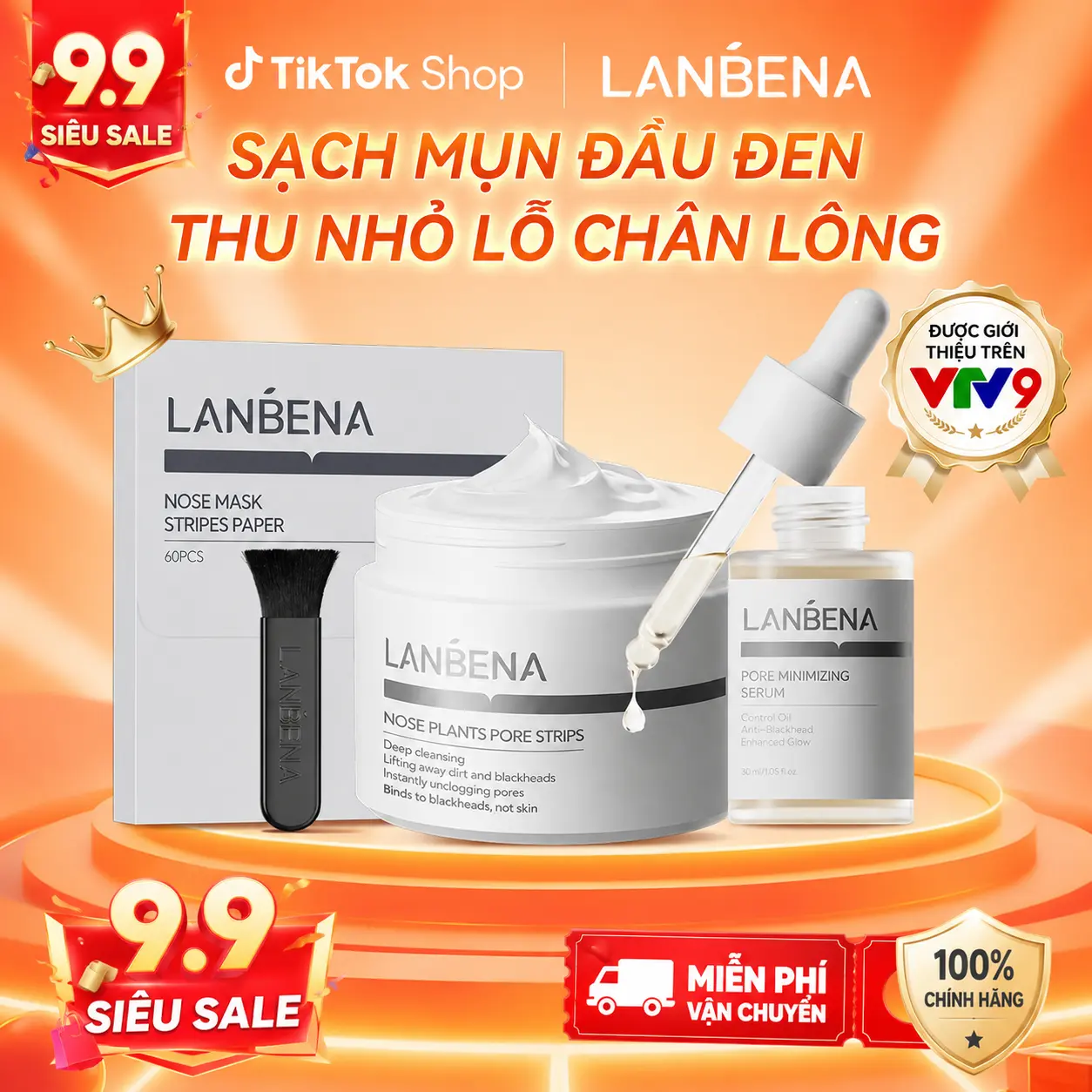 【Official】Mặt Nạ Loại Bỏ Mụn Đầu Đen LANBENA,Phiên Bản Nâng Cấp 2.0, 60 CÁI Dải Mũi, Mặt Nạ Lột, Sữa Rửa Mặt Làm Sạch Mụn Đầu Trắng Lỗ Chân Lông, Làm Sạch Sâu, Thích Hợp Cho Mọi Loại Da, 30g,mụn đầu đen,SkinCareTips, Skincare, Nasal Whitening Nữ Nam giới