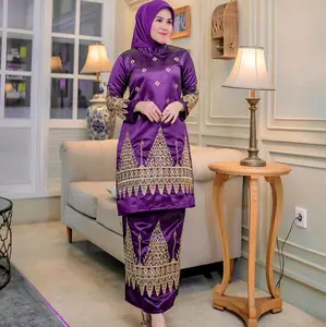 SETELAN BORDIR ORIGINAL ORIGINAL PELANGI JAYA Katun Baju Cantik Atasan Karet Mewah Satin Muslim