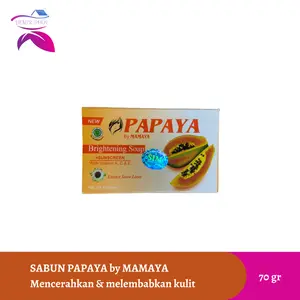 Sabun Papaya By Mamaya 70 gr / Sabun Pembersih Wajah