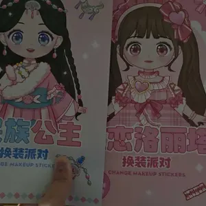 [BEC] Buku Sticker Dress Up Book / Buku Sticker Diy Fashion Diary BP Jadul Lucu / Sticker Dress Up Book Korea / STIKER DIY