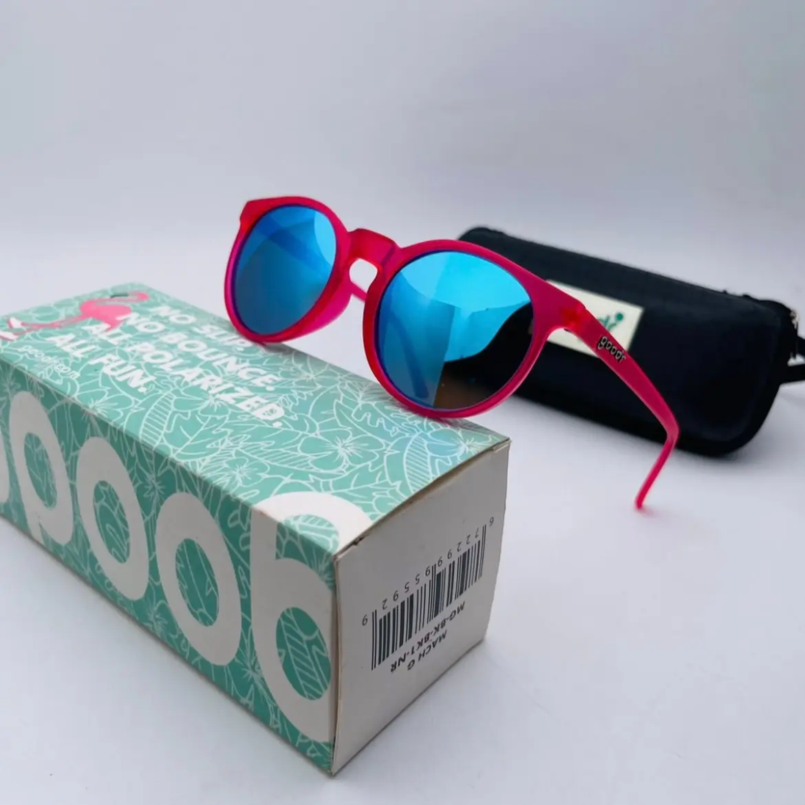 New Sunglasses Goodr Circle GS Kacamata Runnning Lensa Polarized Anti Silau Fullset