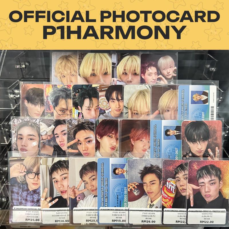 P1HARMONY OFFICIAL PHOTOCARD K-POP (KEEHO INTAK JEONGSEOB JIUNG ...