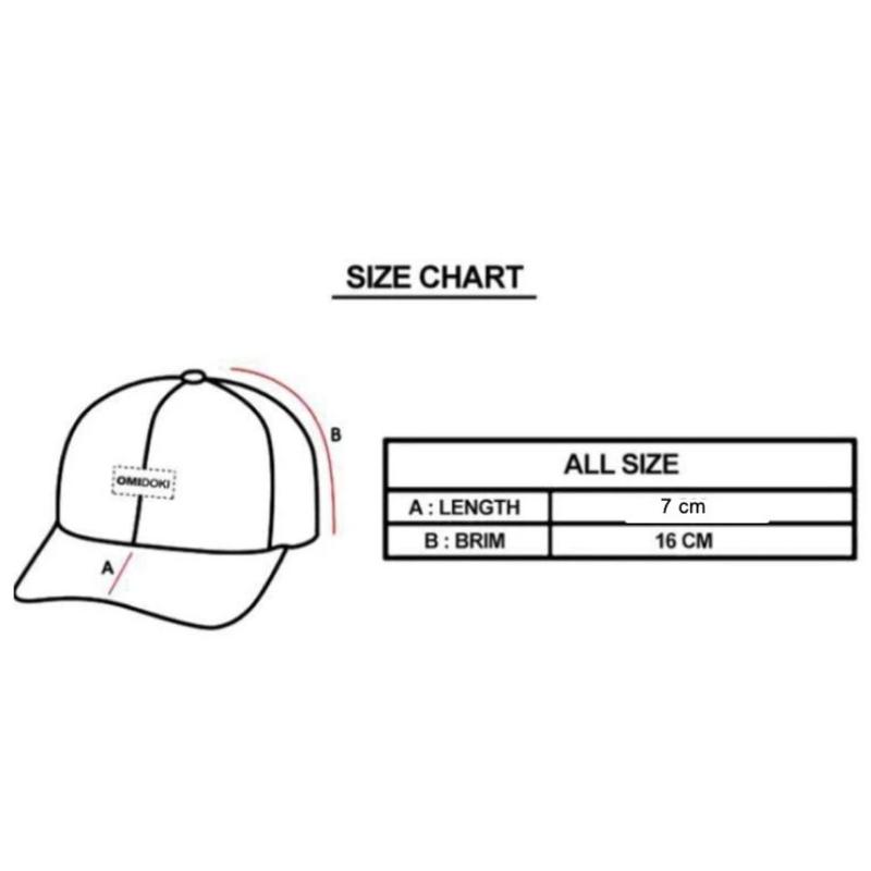 Inefable Hat Trucker Corduroy I'm Not Star Topi Haring Hitam Putih Uniseex 2