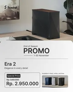 FRACTAL DESIGN ERA 2 Mini-ITX USB Type-C, Riser card 4.0 GAMING CASE