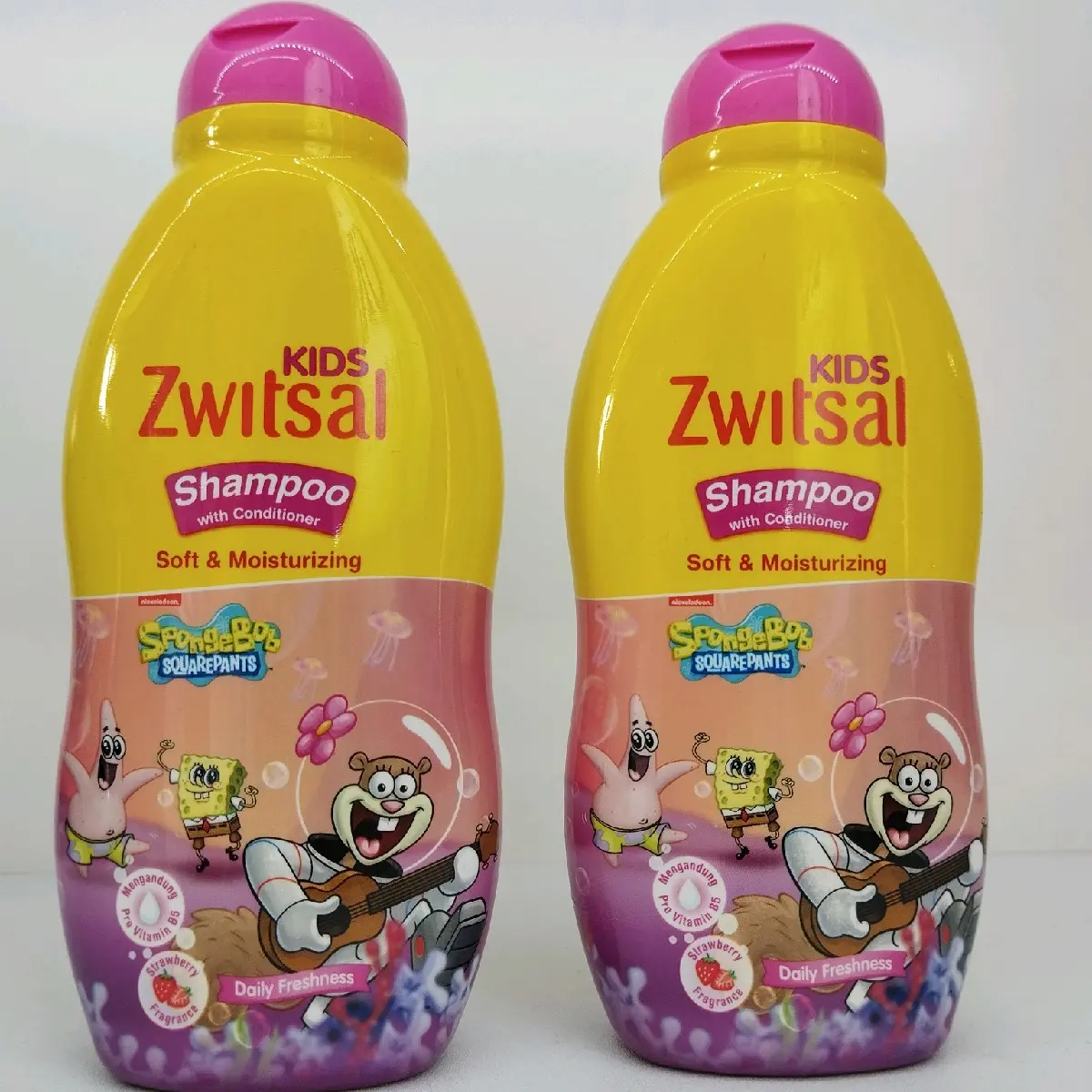 KIDS Zwitsal Shampoo Wiht Conditioner Soft & Moisturizing 180ml Per 2 pcs Perawatan Kulit Anak-Anak Sabun