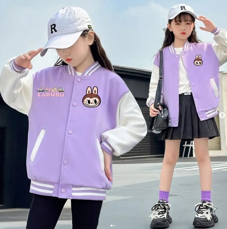 Product Introduction of KG R SMILE KIDS JACKET BOMBER - JACKET BASEBALL ANAK - BAHAN FLEECE GRAMASI 240 - DETAIL SABLON - SWEATER BOMBER ANAK-ANAK 16