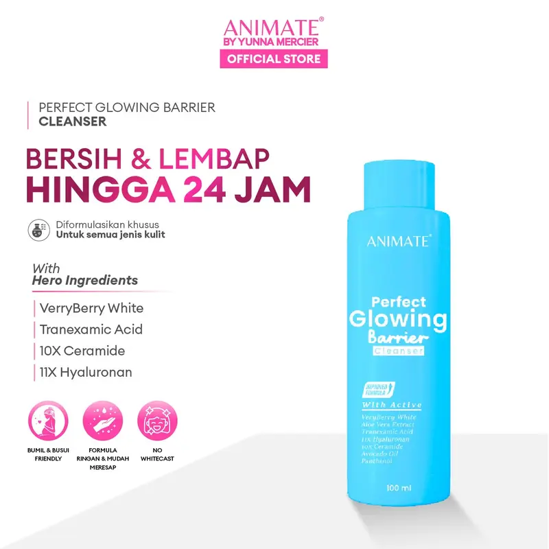 Animate Perfect Glowing Barrier Cleanser 100 ml 0