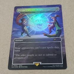 final fantasy silence mtg 2025 Magic The Gathering Secret Lair Drop #7003 Porom'S Magic Your opponents cant cast spells this turn Jual Secret Lair Mtg Final