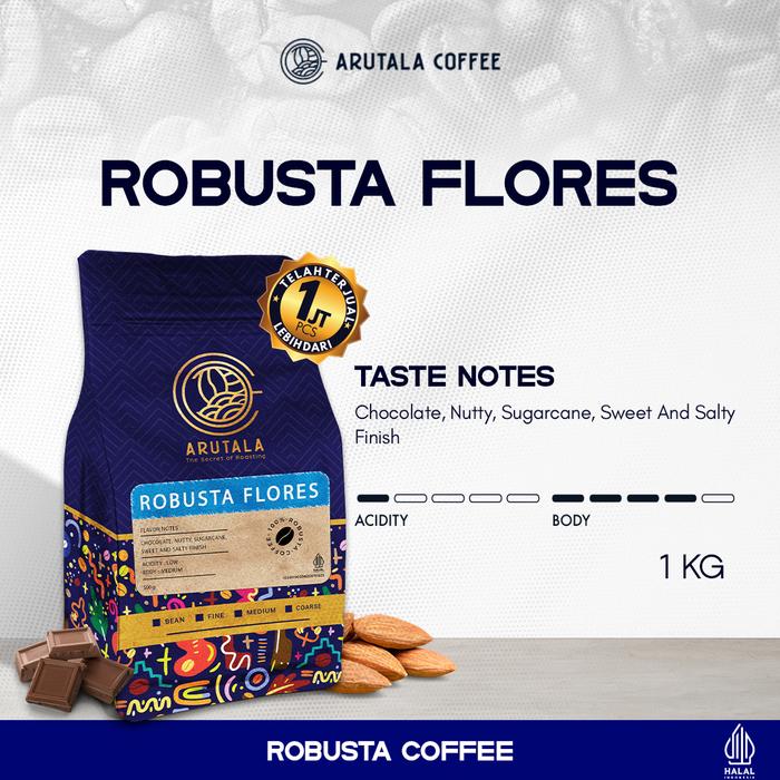 Gambar ARUTALA Kopi Flores Robusta Coffee 1KG - Biji dari Arutala Coffee Kota Tangerang Tokopedia