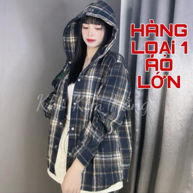  Áo Khoác Sơ Mi Dạ Kẻ  Chống Nắng Chất Dày Dặn Mặc 4 Mùa From Rộng 13kg- 80kg   Nam + Nữ    HÀNG LOẠI 1   áo khoác caro 