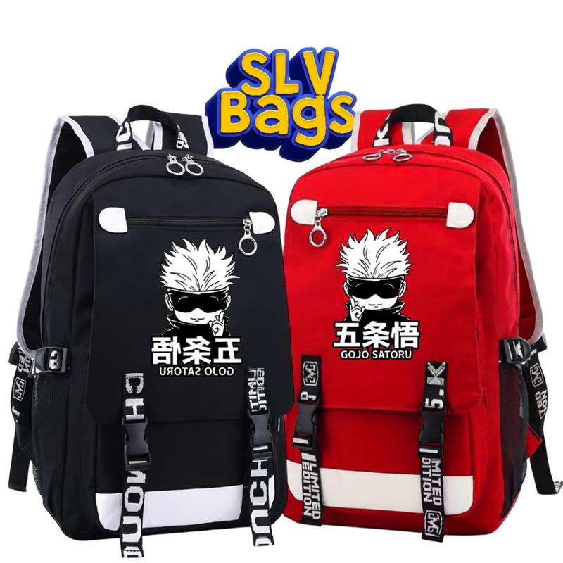 SLV BAGS - Tas Sekolah Anak SD Laki Laki Perempuan Jujutsu kaisen Gojo Satoru Anime Terbaru 3