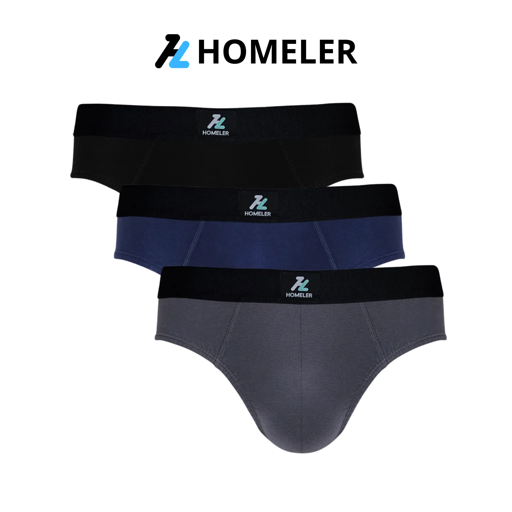 Homeler Celana Dalam Pria Dewasa 1 Box Isi 3 Pcs HL-107