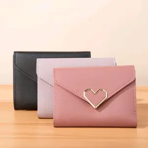 Dompet Lipat Wanita Kulit Import / Dompet Pendek Wanita