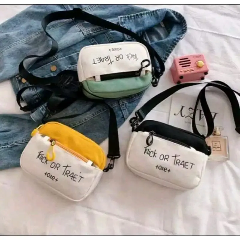 TREAK OR TREAT || Tas slempang wanita || tas wanita kekinian || tas wanita korea || tas sling bag wanita || tas slempang wanita