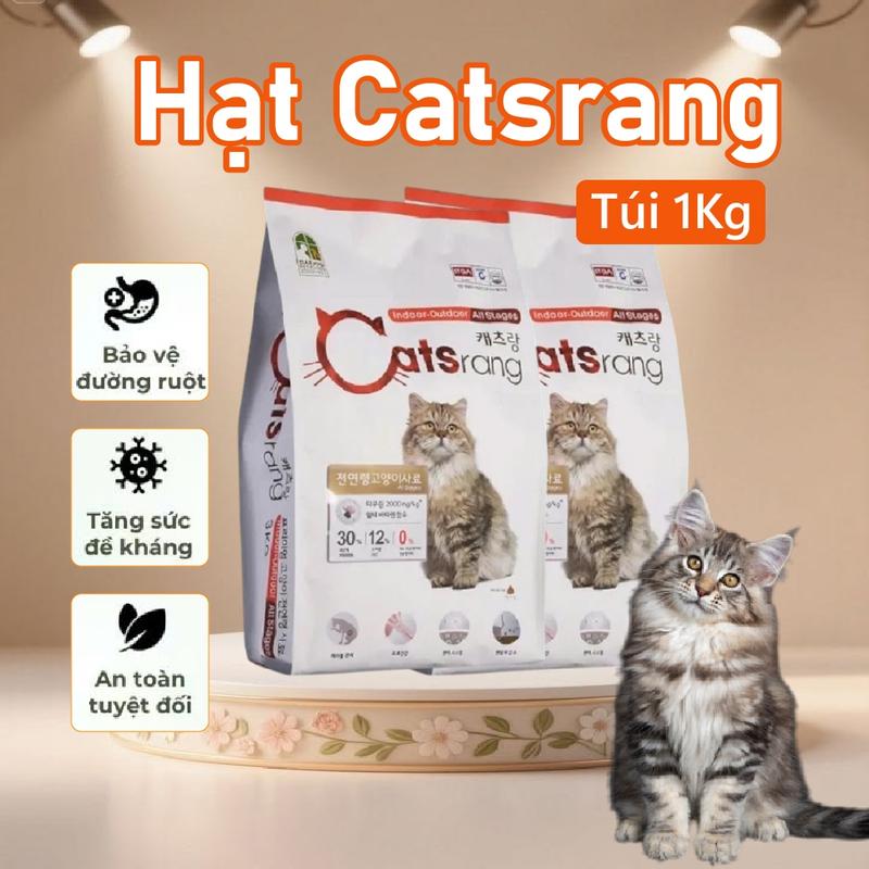 Hạt Catsrang 5kg cho mèo và các loại hạt hỗn hợp 1kg dành đa dạng dinh dưỡng…