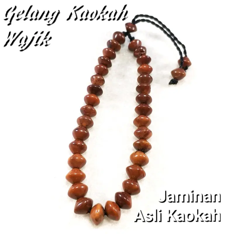 GELANG KESEHATAN KAYU ASLI KAOKAH KOKAH MODEL WAJIK DIJAMIN ASLI 0