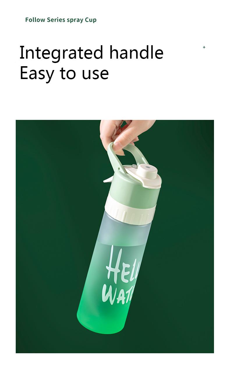 Product Introduction of Sports outdoors Water Bottles Kitchenware Spray Water Cup Large-capacity Men and Women Sports Food Grade Student Cooling Portable Kettle Jet Water Spray Cup Drinking Cup 8