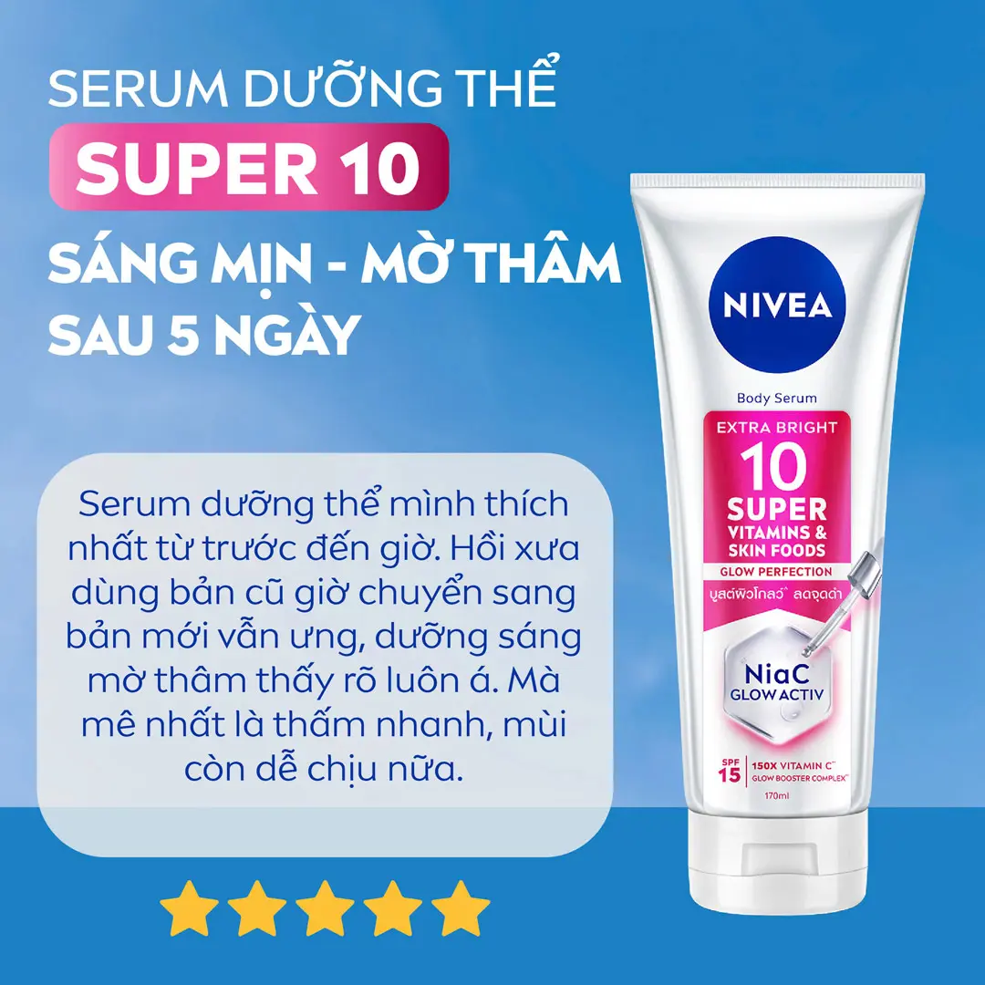 Serum Dưỡng Thể Nivea Sáng Da, Mờ Thâm Nám 300ml | HASAKI BEAUTY | BigBuy360 - bigbuy360.vn Serum Dưỡng Thể Nivea Sáng Da, Mờ Thâm Nám 300ml | HASAKI BEAUTY | BigBuy360 - bigbuy360.vn