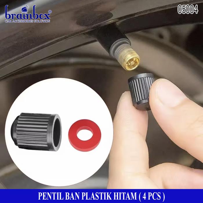Gambar Tyre Wheel Valve Cap Tutup Penutup Pentil Ban Mobil Motor Sepeda Plastik Hitam dari Brainbox Car and Home Kota Batam Tokopedia
