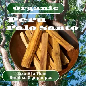 PALO SANTO ORGANIC STICK ASLI PERU HARGA SATUAN 8-10 cm Berat sd 5 Grams