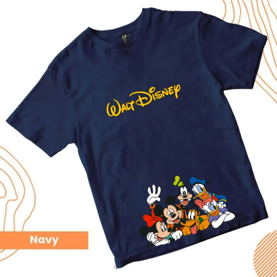 newsamtreeemly kaos anak walt disney kaos anak unisex atasan umur 1-10thn kaos distro premium