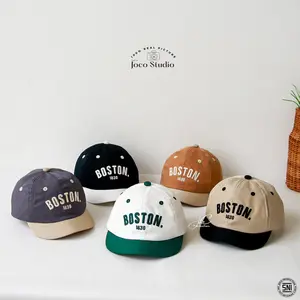 Jocoproduction - Topi Baseball Anak 1-3 Tahun Sinpen Kualitas Ekspor Premium Bordir Boston 1630