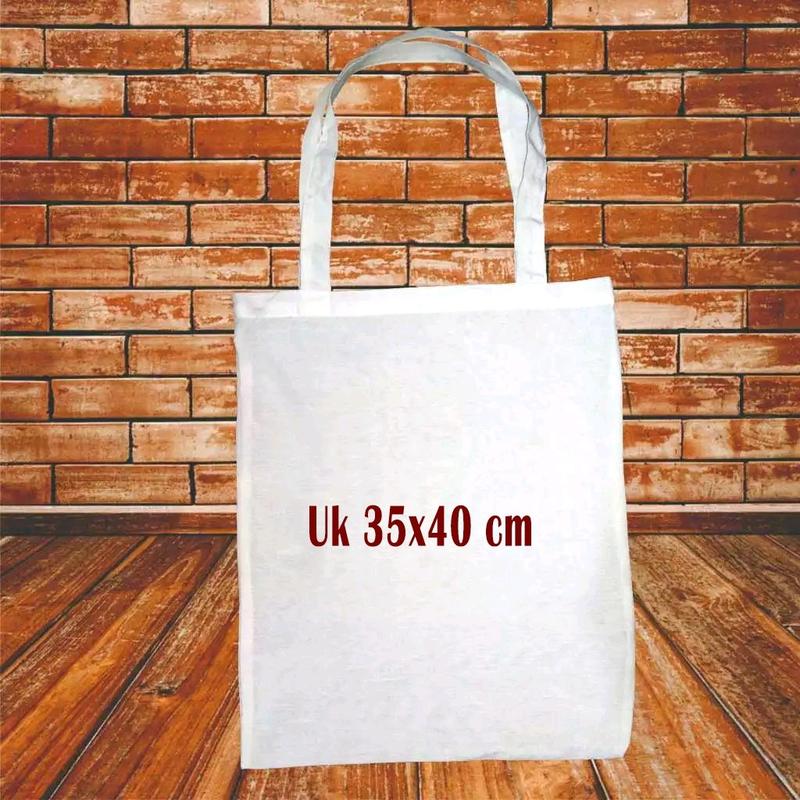 tote bag putih polos bisa untuk praktik ecoprint Totebag Wanita acara event promosi dll 6