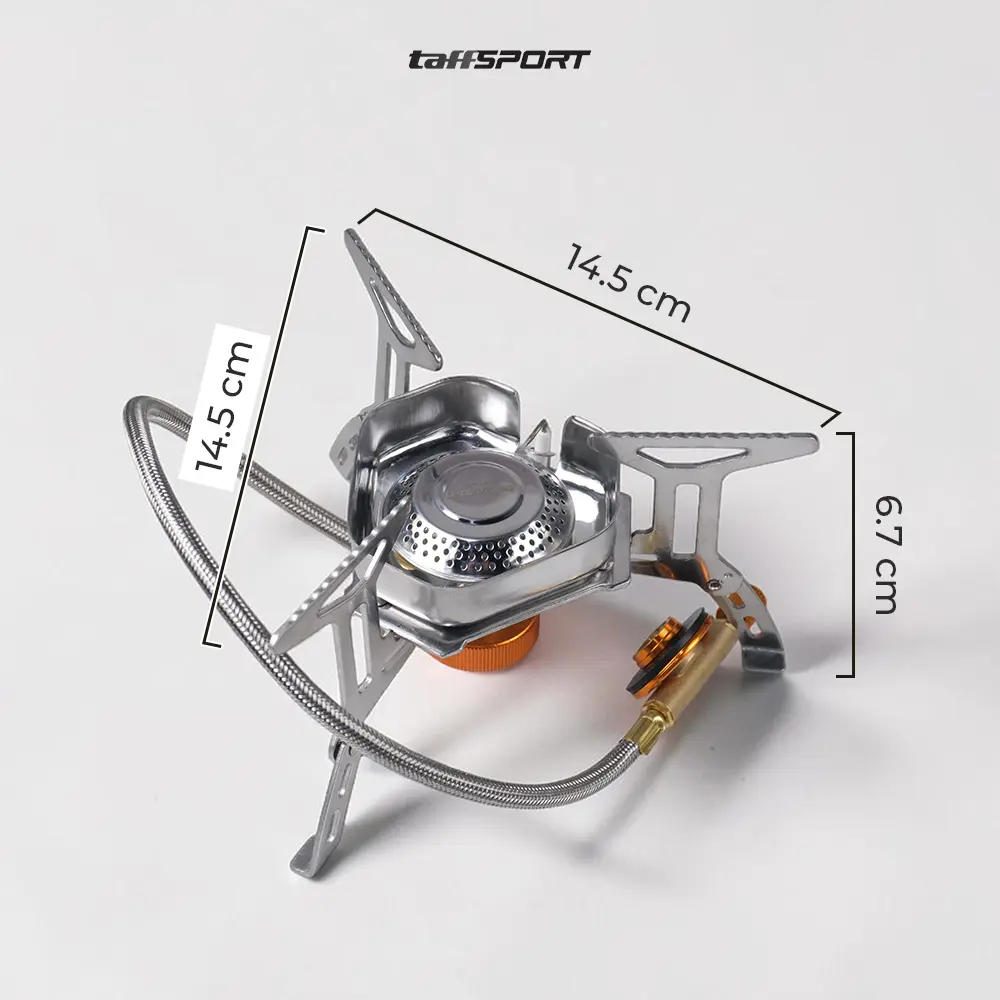 TaffSPORT Kompor Gas Masak Portable Lipat Outdoor Ultralight Camping Stove Hiking Camping - WSS-207