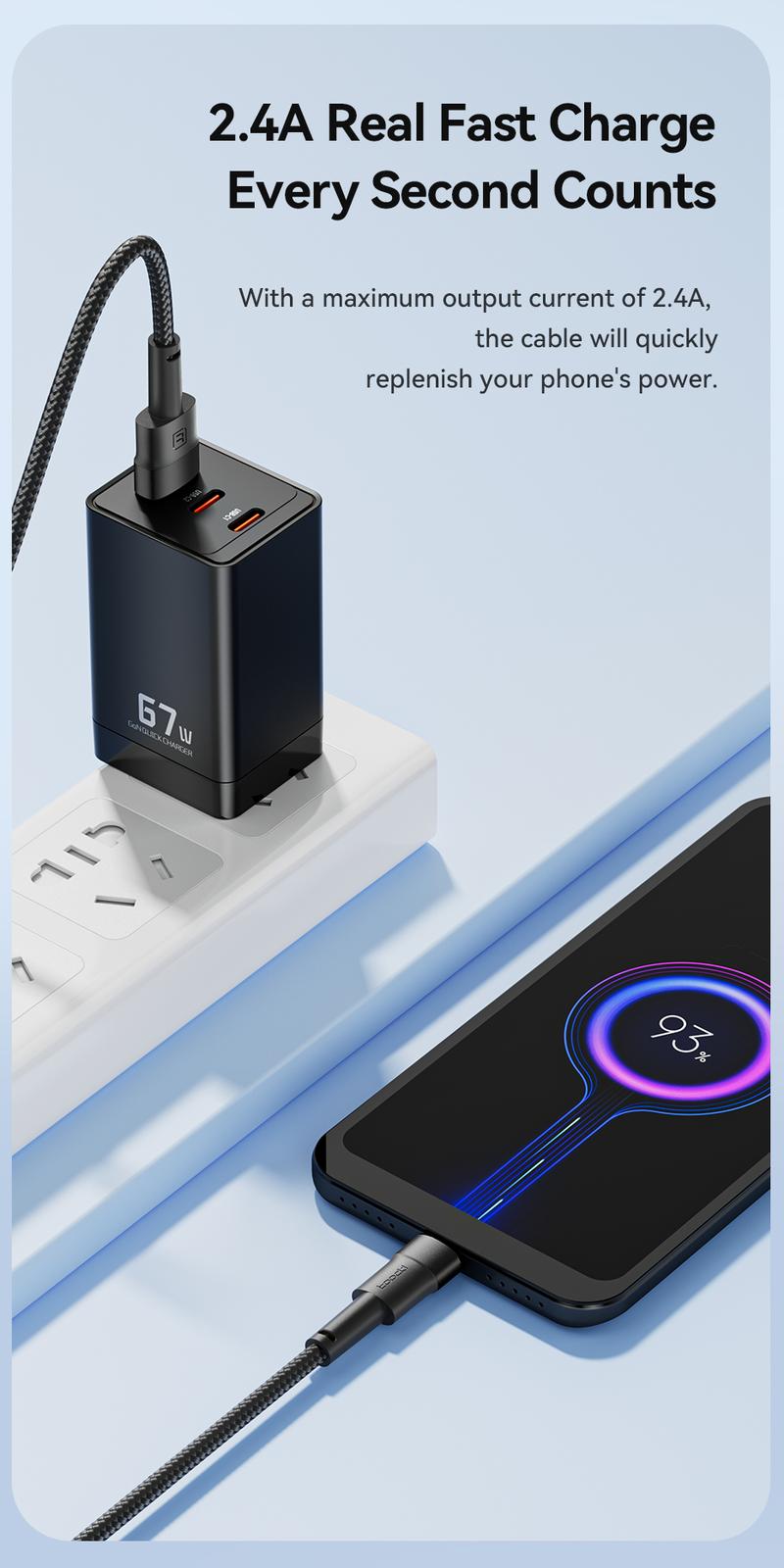 Product Introduction of Toocki 2M Micro USB Cable - Fast Charging for Xiaomi/Redmi/Samsung (Trending Accessory!) 1