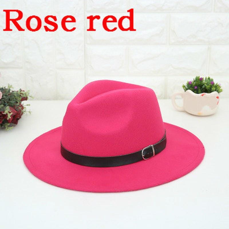Product Introduction of New Fashion Men Women's Fashion Jazz Hat Woolen Blend Cap Outdoor Casual Hat 8
