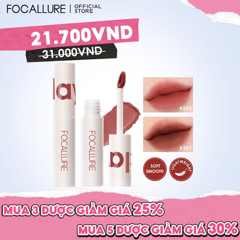 Son kem trang điểm FOCALLURE màu nhung lì mịn thời trang 2g