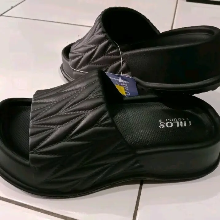 Sandal Selop Karet Wanita Hilo's 2349 Ringan Nyaman & Empuk wedges 2