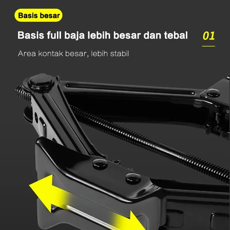 Dongkrak Mobil BLACK/1ton dongkrak mobil /dongkrak gunting / dongkrak pengangkat tipe tangan / - untuk perbaikan ban mobil 5