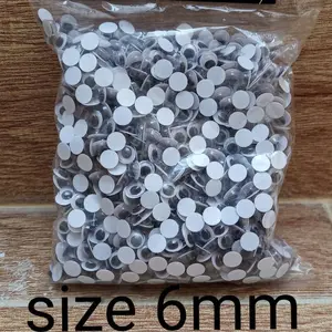 isi 100 mata boneka kocak 6mm