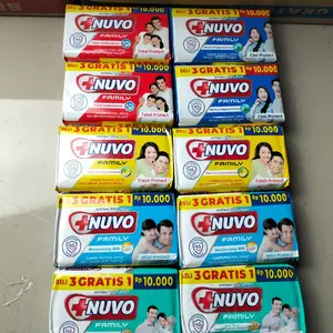 promo 10 pics sabun batang NUVO kemasan 72 gram
