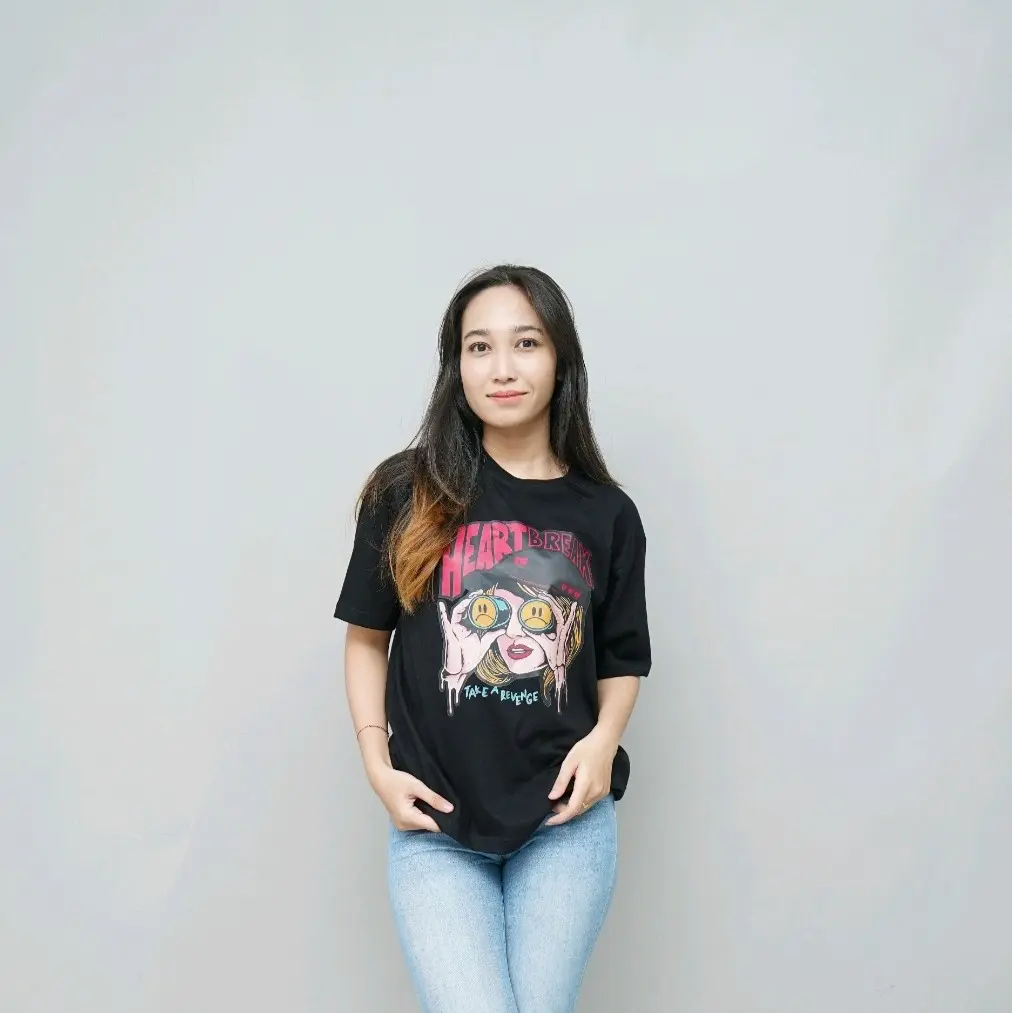 kaos wanita oversize trendy.nyaman