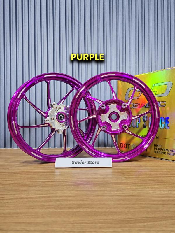 VELG DELKEVIC MODEL M8/ D-SERIES RING 14 LEBAR 185 215 PLUG AND PLAY VARIO 160 ABS CBS VARIO 125 150 NEW OLD LED MIO BEAT VARIO 110 SCOOPY MIO M3 PCX 160 Motorcycle 2