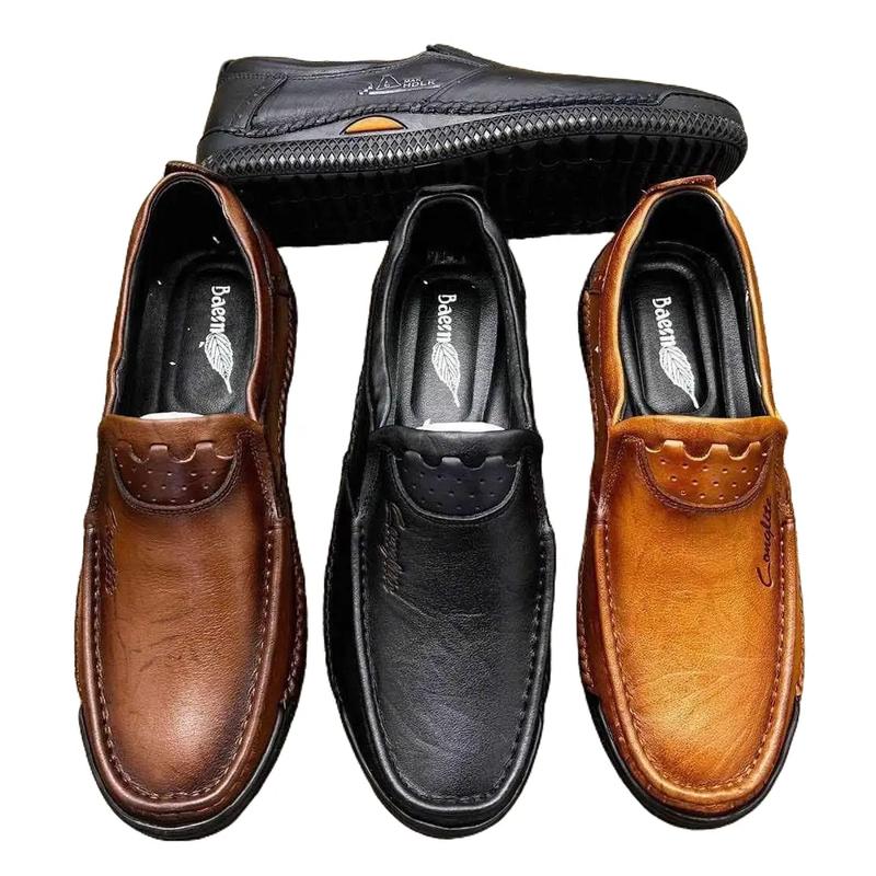 Giày nam cao cấp da bò giầy da nam lười