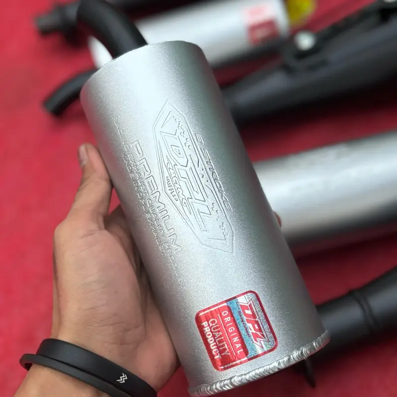 KNALPOT FIZ R MODEL SLIP ON BY DPL RACING MUFFLER SUARA PREPET PADET Motorcycle 6