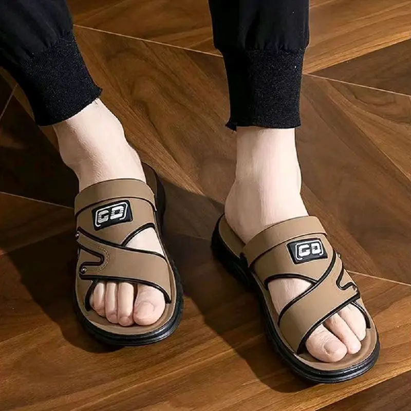 Sendal Pria Kulit Terbaru MKF-01 Anti Putus Anti Slip - Jepit Kasual 3