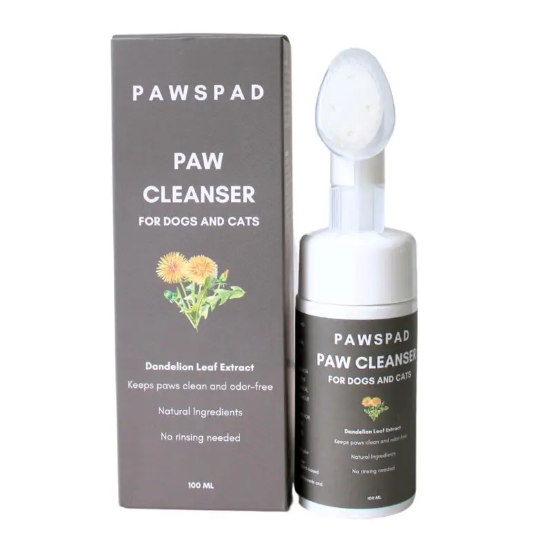PAWSPAD Paw Cleanser Wash Pembersih Telapak Kaki Anjing dan Kucing Dengan Dandelion Leaf Extract Foam Busa