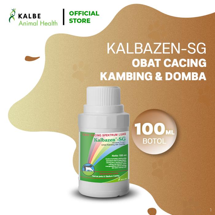 Gambar Kalbazen S+G 100 Ml Obat Cacing Kambing dan Domba Spektrum Luas dari Kalbe Animal Health Kota Surabaya Tokopedia