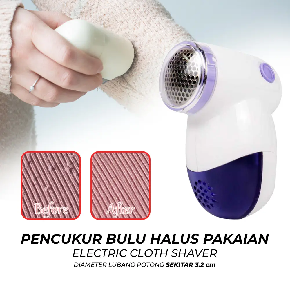 Feile Pencukur Bulu Halus Pakaian Electric Cloth Fabric - PLR2024