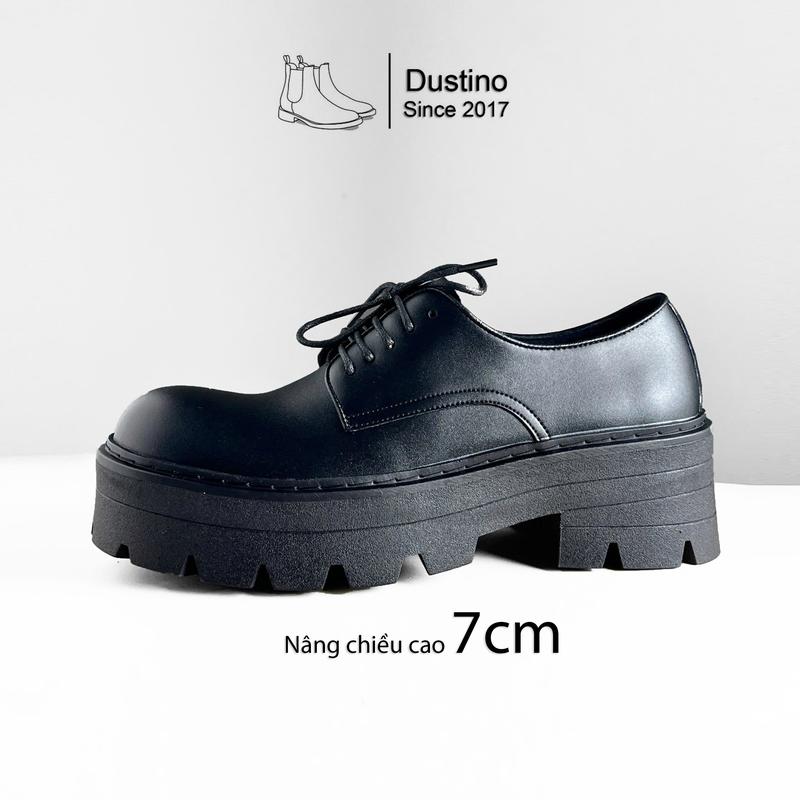 Giày Supper Chunky Derby Mario Dustino 7cm Giày Chunky Derby Đế Nâng Chiều Cao Commando